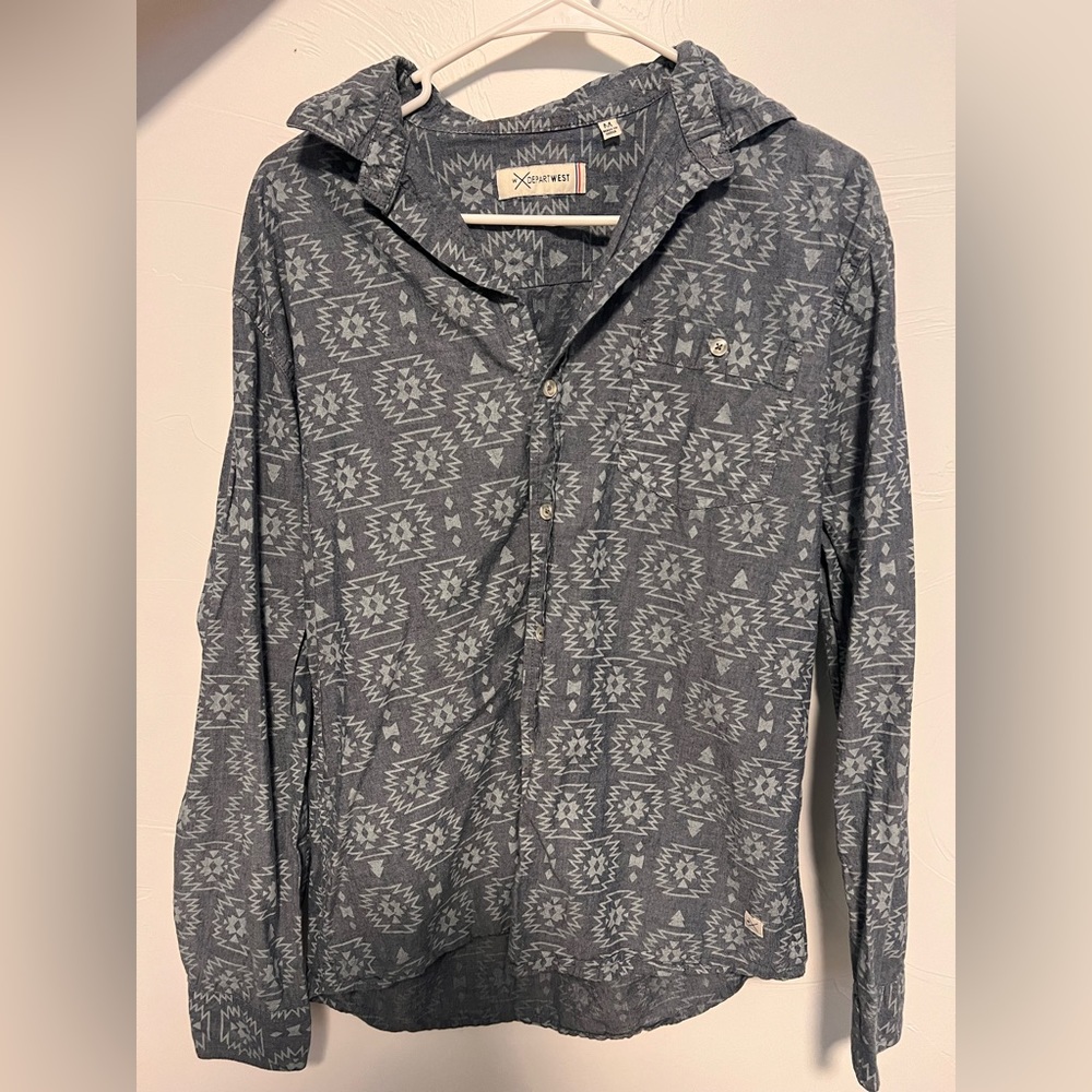 Men’s medium Depart West button down